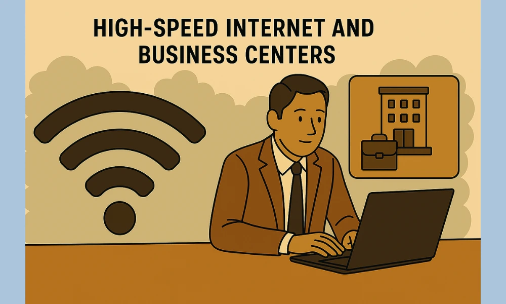 High-Speed Internet and Business Centers