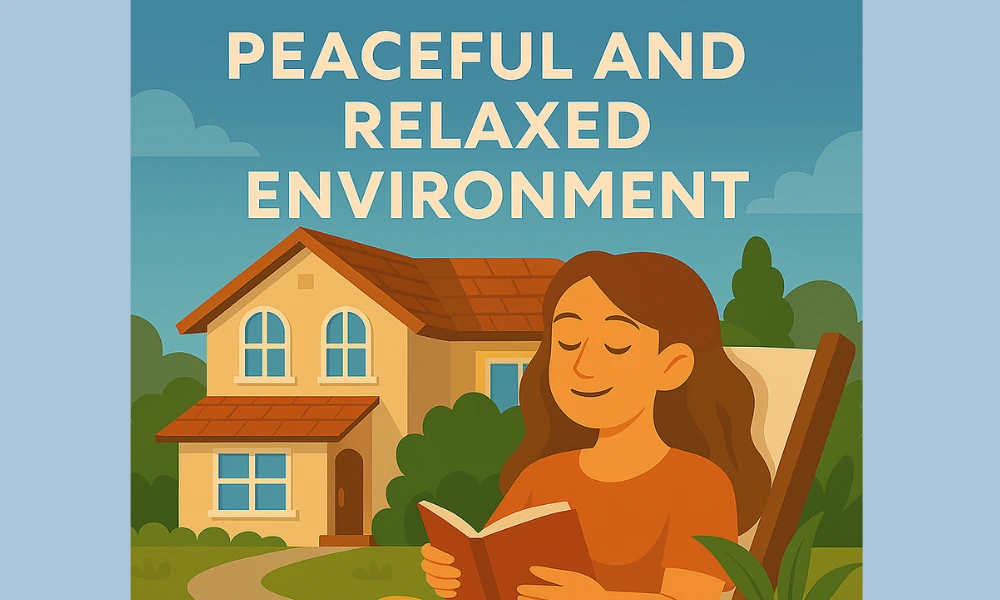 Peaceful and Relaxed Environment gated