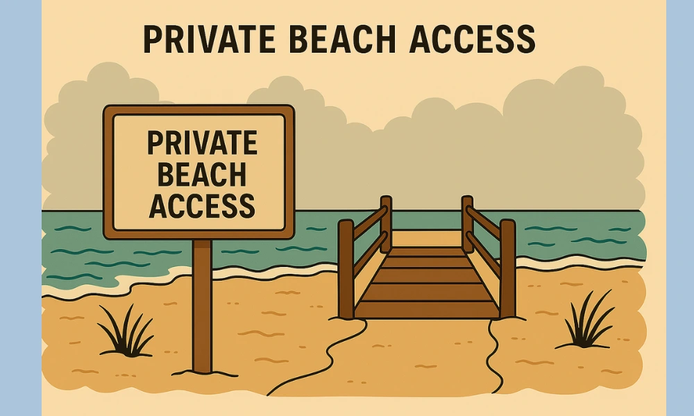 Private Beach Access