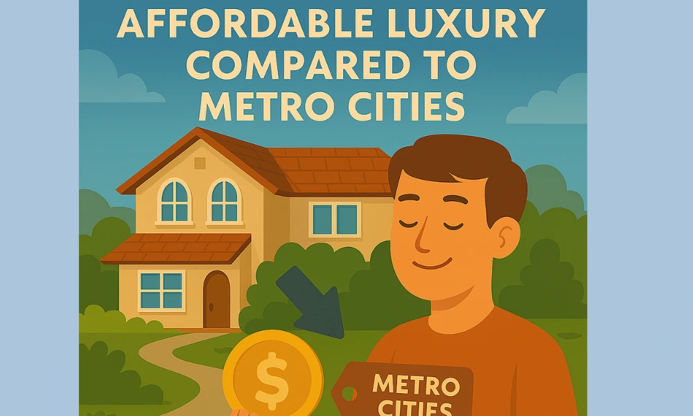 Affordable Luxury Compared to Metro Cities gated