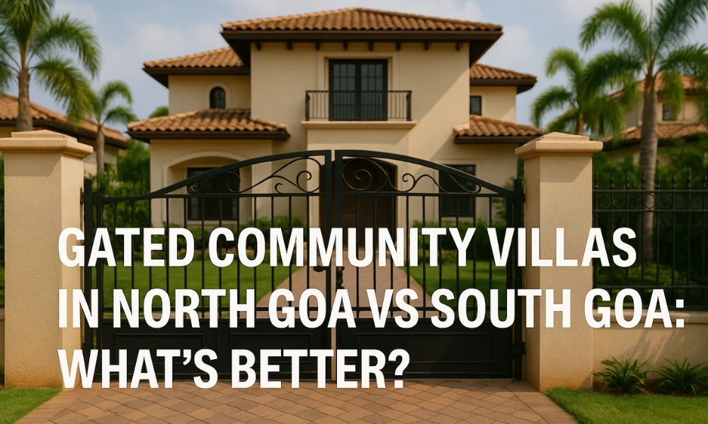 north vs south Goa gated villas