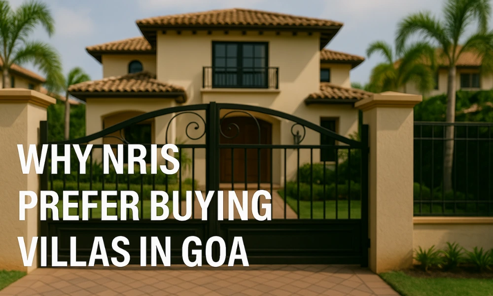 NRI villa investment in Goa